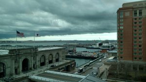 Cloud bank moves in